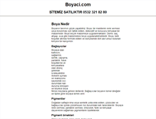 Tablet Screenshot of boyaci.com